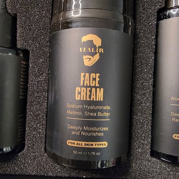 YEALIR Men's skin Care Set Boxed Gift 5 Piece Set - Picture 6 of 12